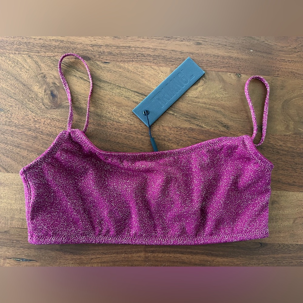 Triangl Grape Bathing Suit Top